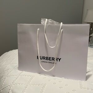 Burberry gift bag, authentic